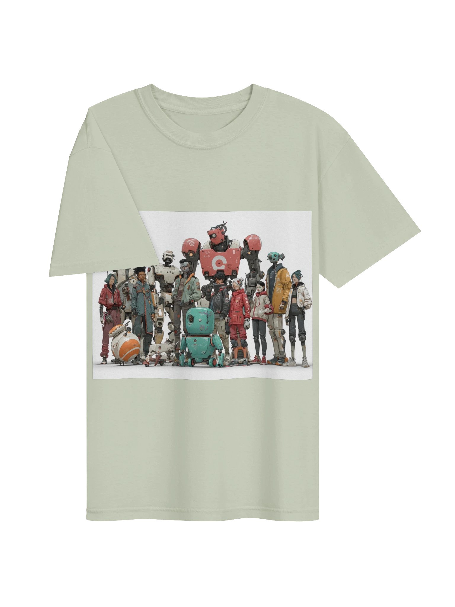 Kinetic Lab Crew Red Teal Tee product image (3)