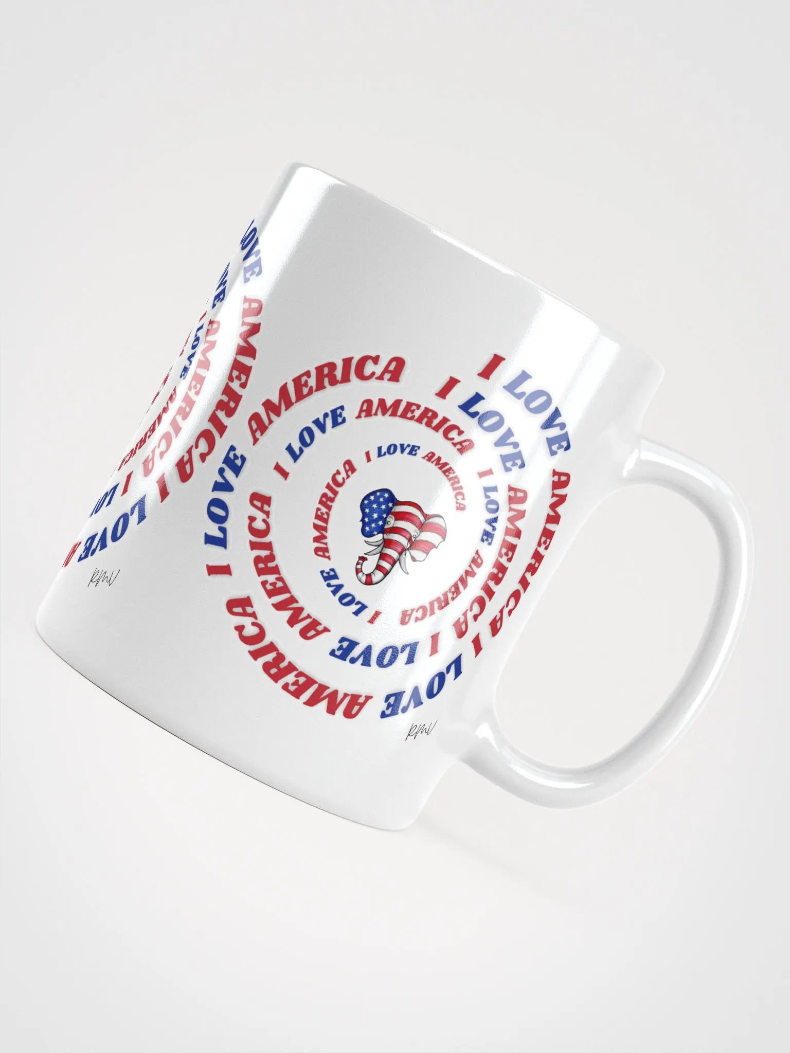 Mug Patriotic Heartbeat product image (4)