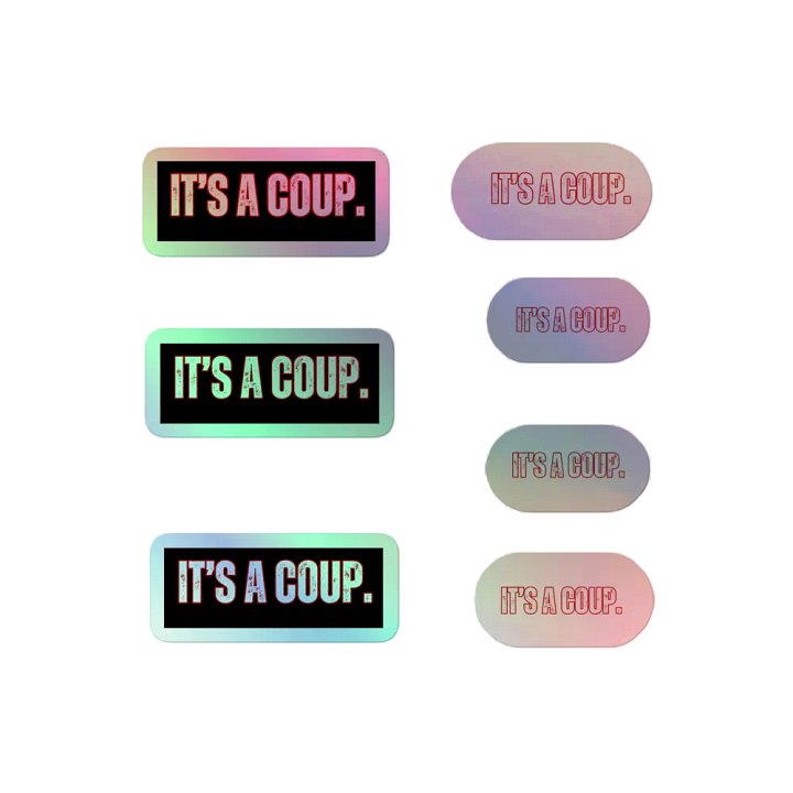 Resistors, It's a Coup, Holo Sticker Pack product image (2)
