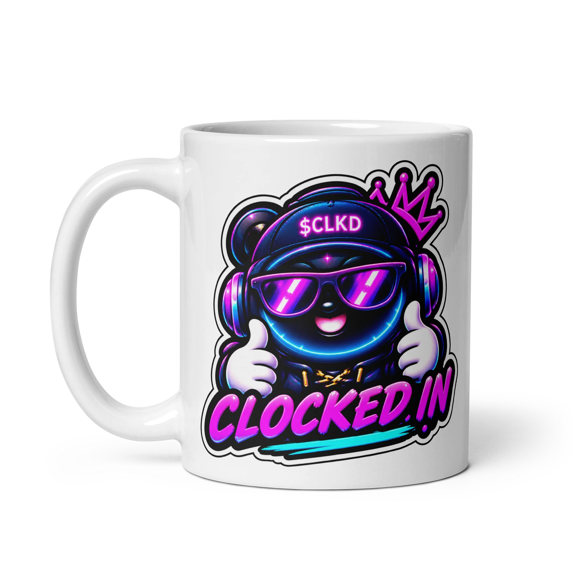 CLOCKED IN Ceramic Mug product image (3)