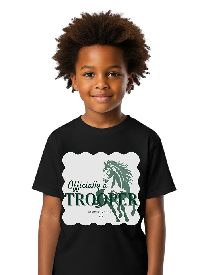 Officially A Trooper! Pre-K and Kindie Tee Alternative Option product image (1)