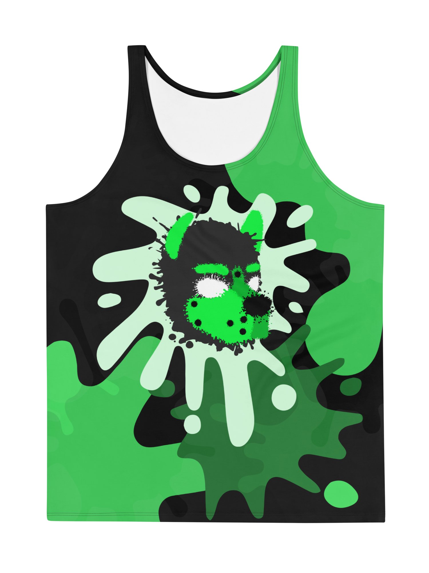 Dark Chaos Splatter Tank - Green product image (1)