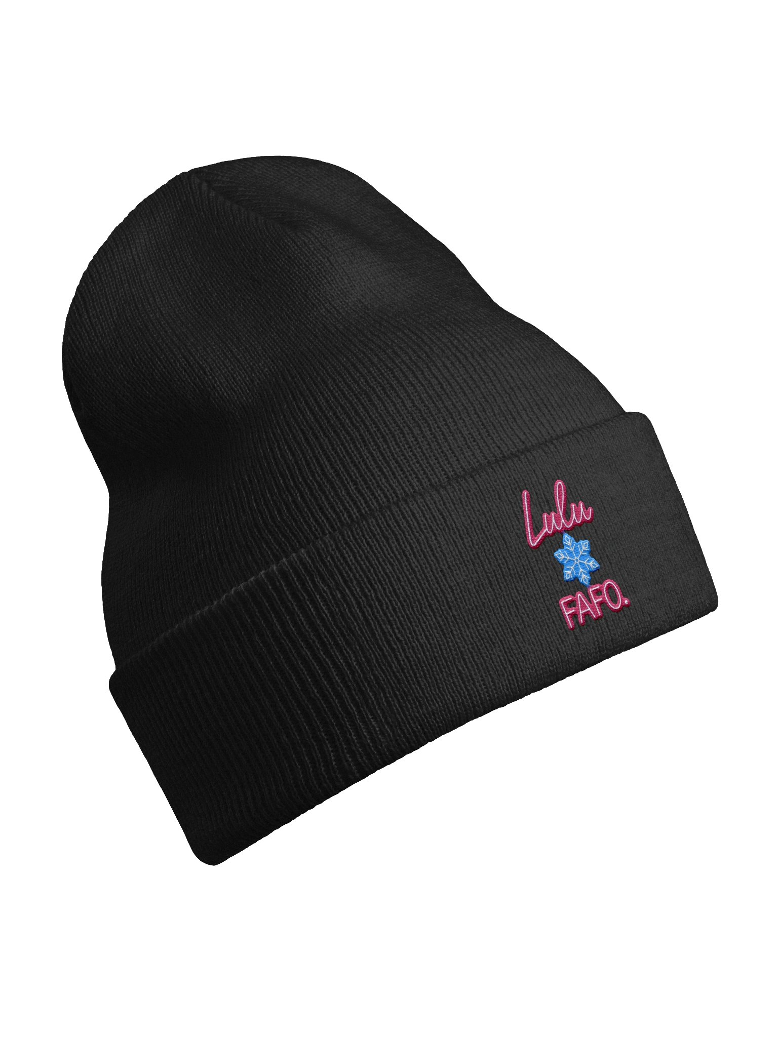 Lulu FAFO Snowflake Beanie product image (8)