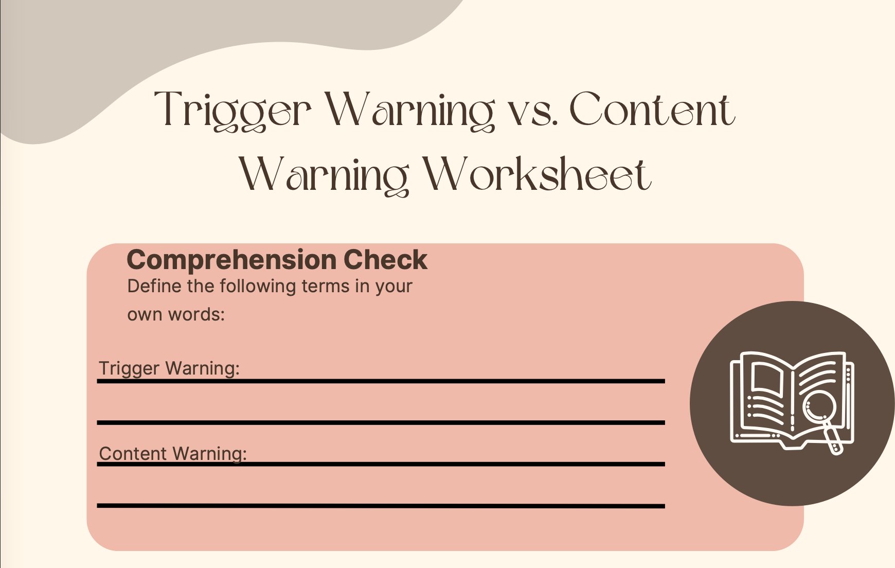 Trigger & Content Warnings product image (1)