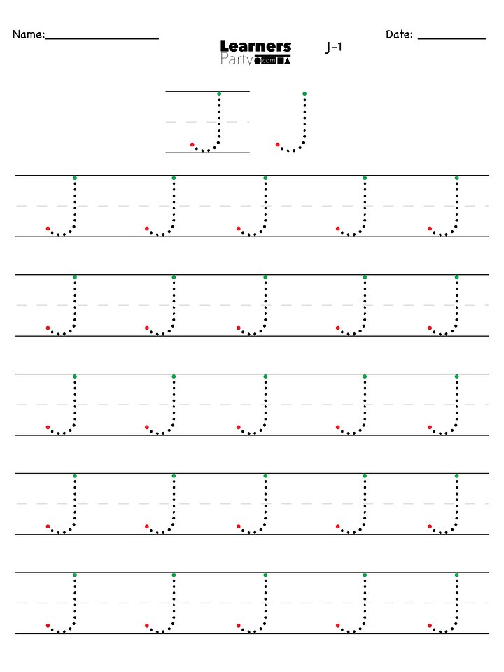 J/j - New Digital Product Progressive Letter Builder product image (1)