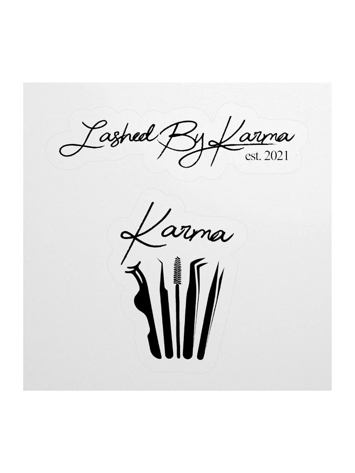 Lashed by Karma Stickers product image (2)