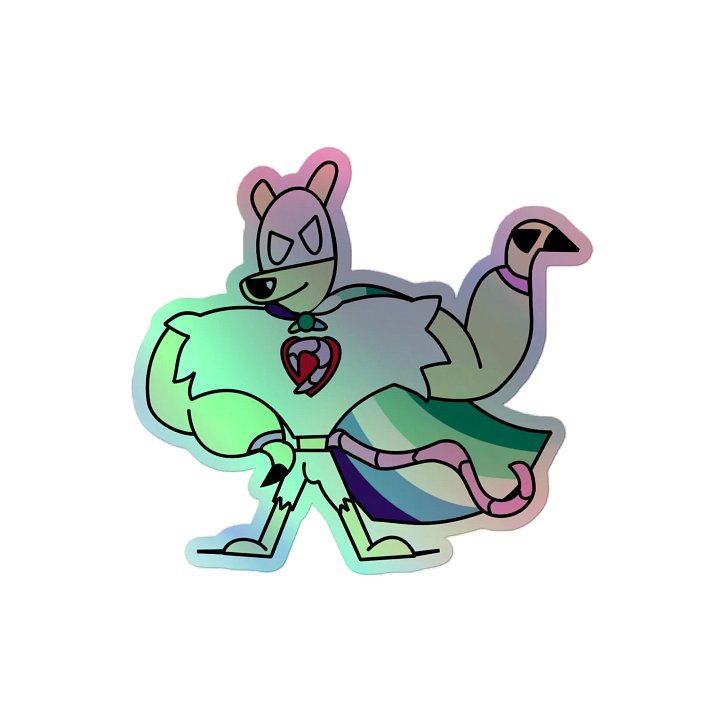 Superhomo! Vermili MLM White Holo Sticker! product image (2)