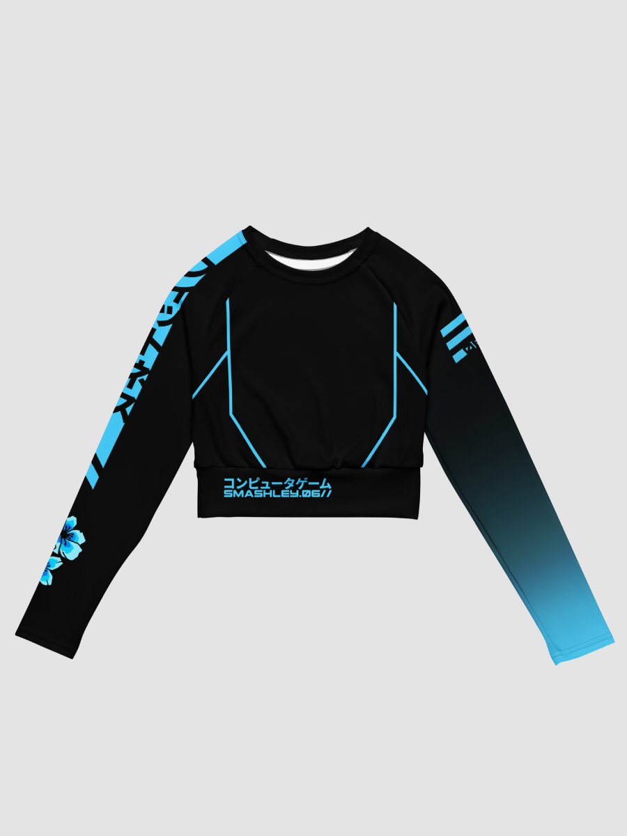SmashTech - Azure Blossom Cropped Longsleeve product image (3)