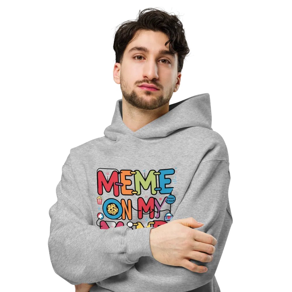 Meme On My Mind Oversized Hoodie product image (36)