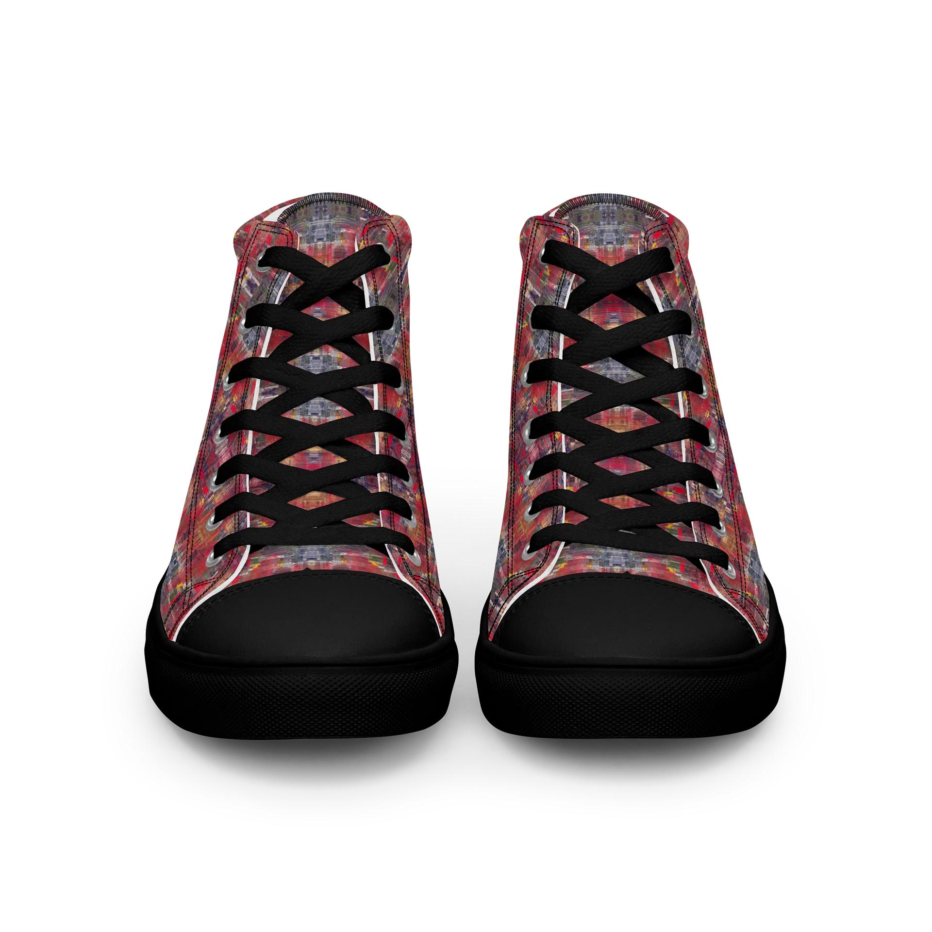 Ancestral Weave Men’s High Top Canvas Shoes product image (6)