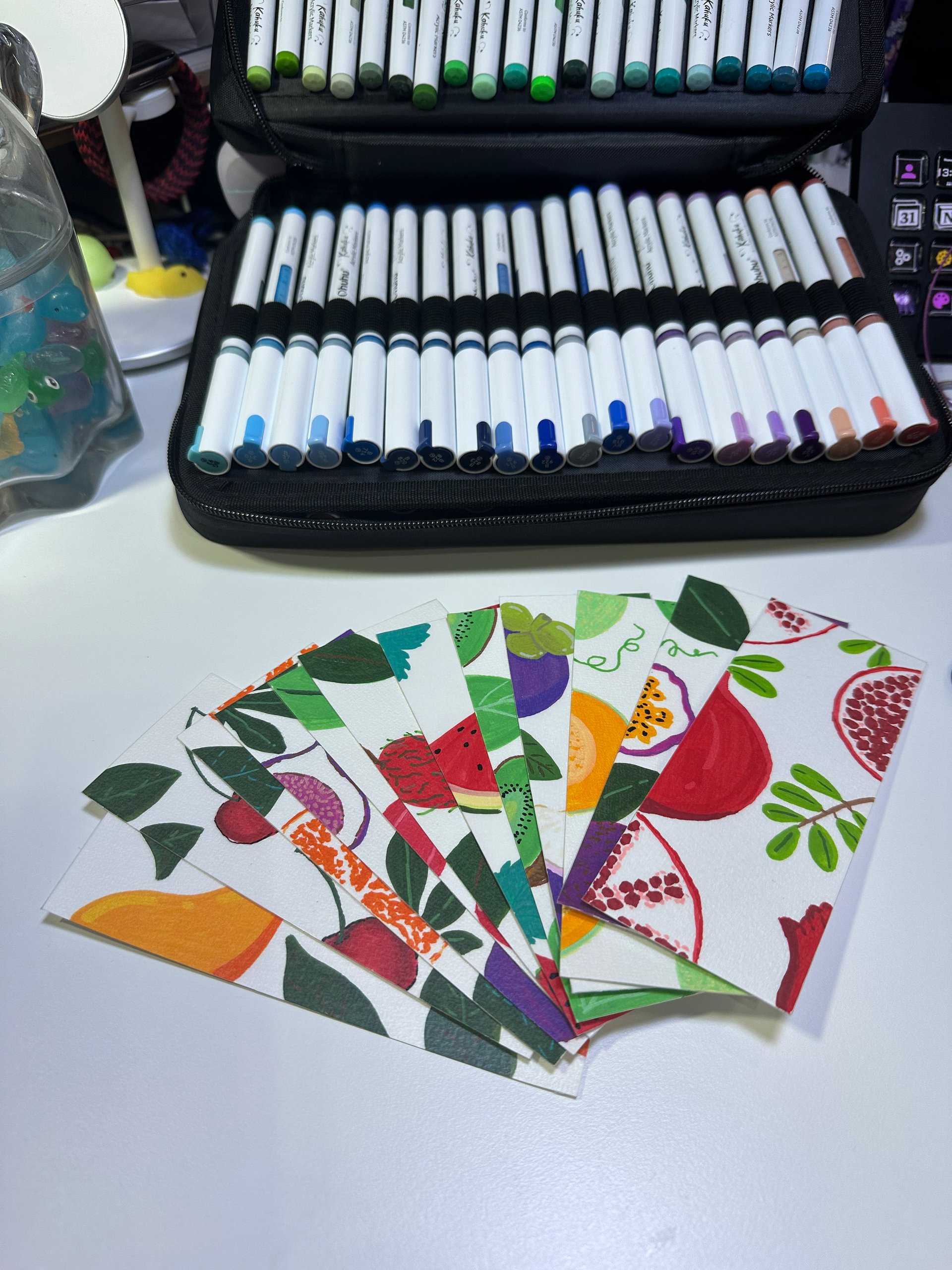 Summer Fruit Bookmarks product image (1)