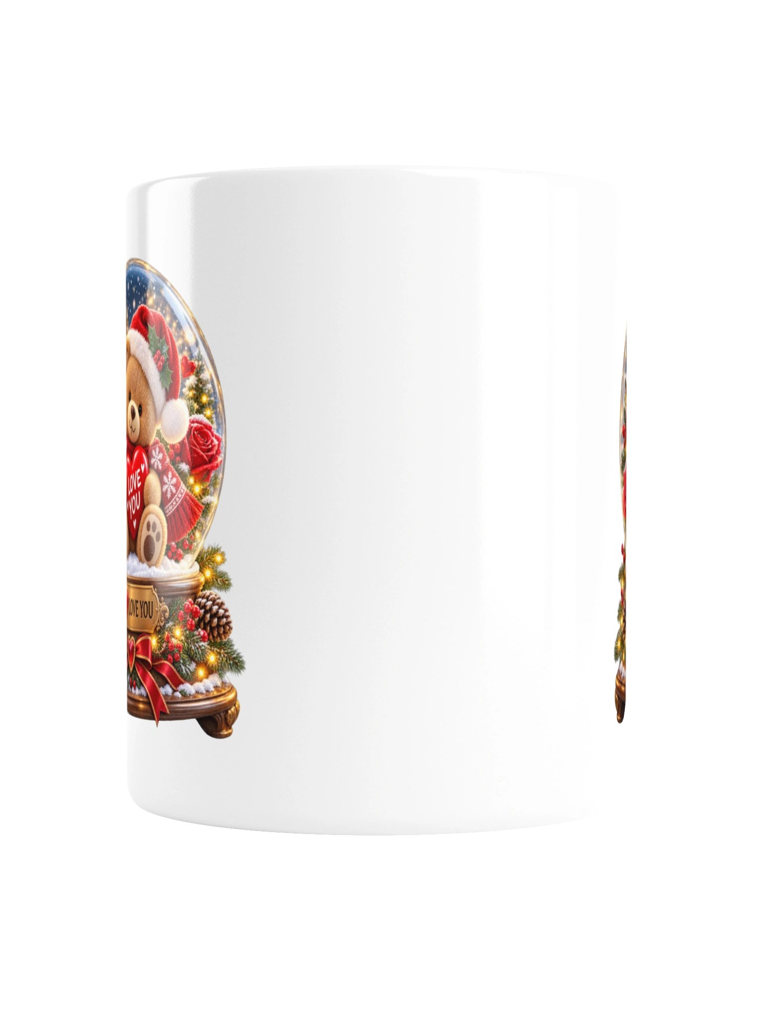 I ❤️ LOVE YOU — CHRISTMAS TEDDY BEAR - MUG product image (6)