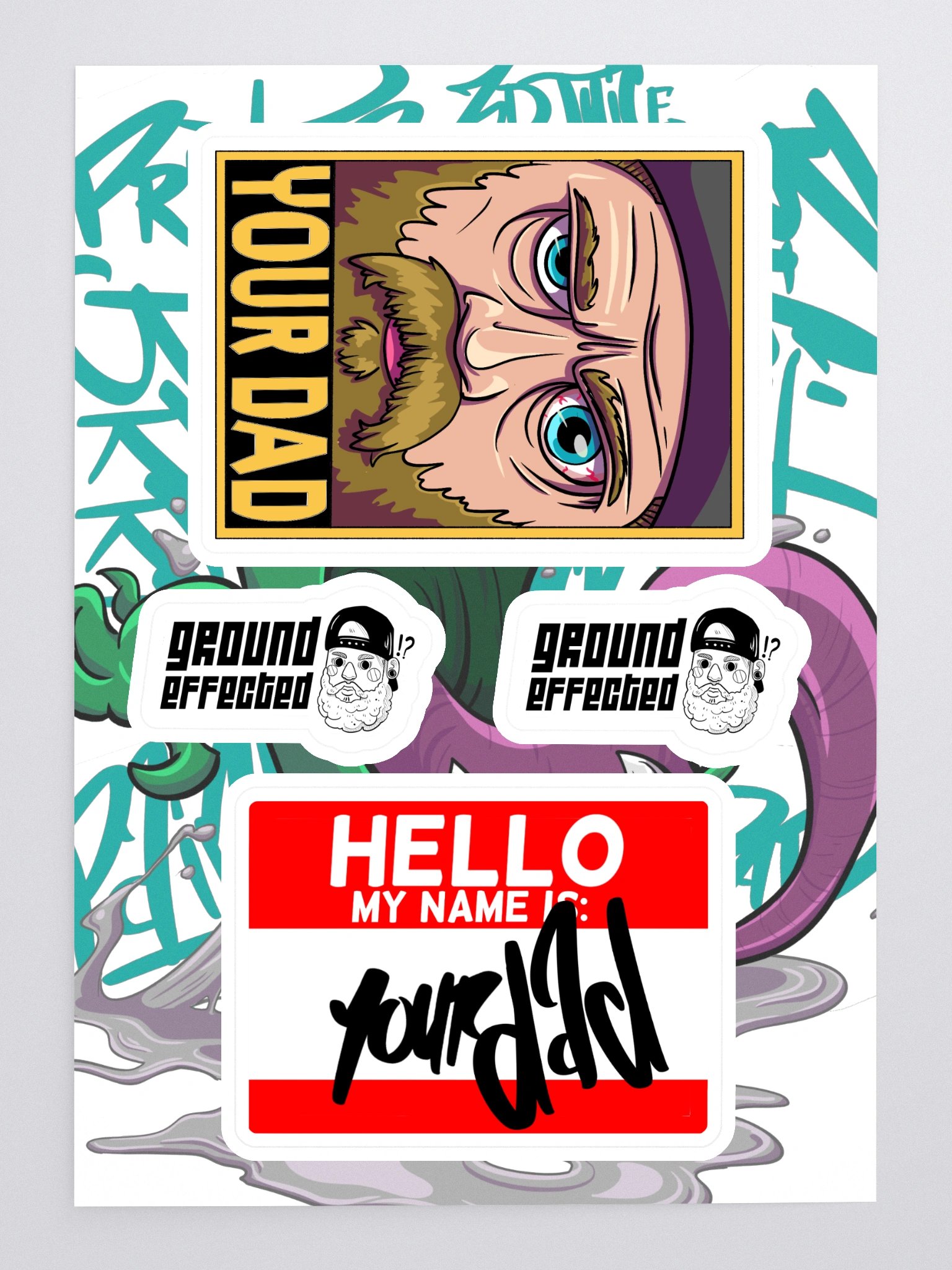 The Groundeffected sticker collection product image (3)