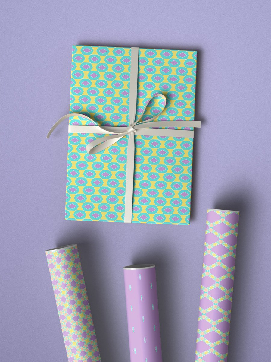 Abstract Pastels Pattern Pack 12 - Purple Fun product image (2)