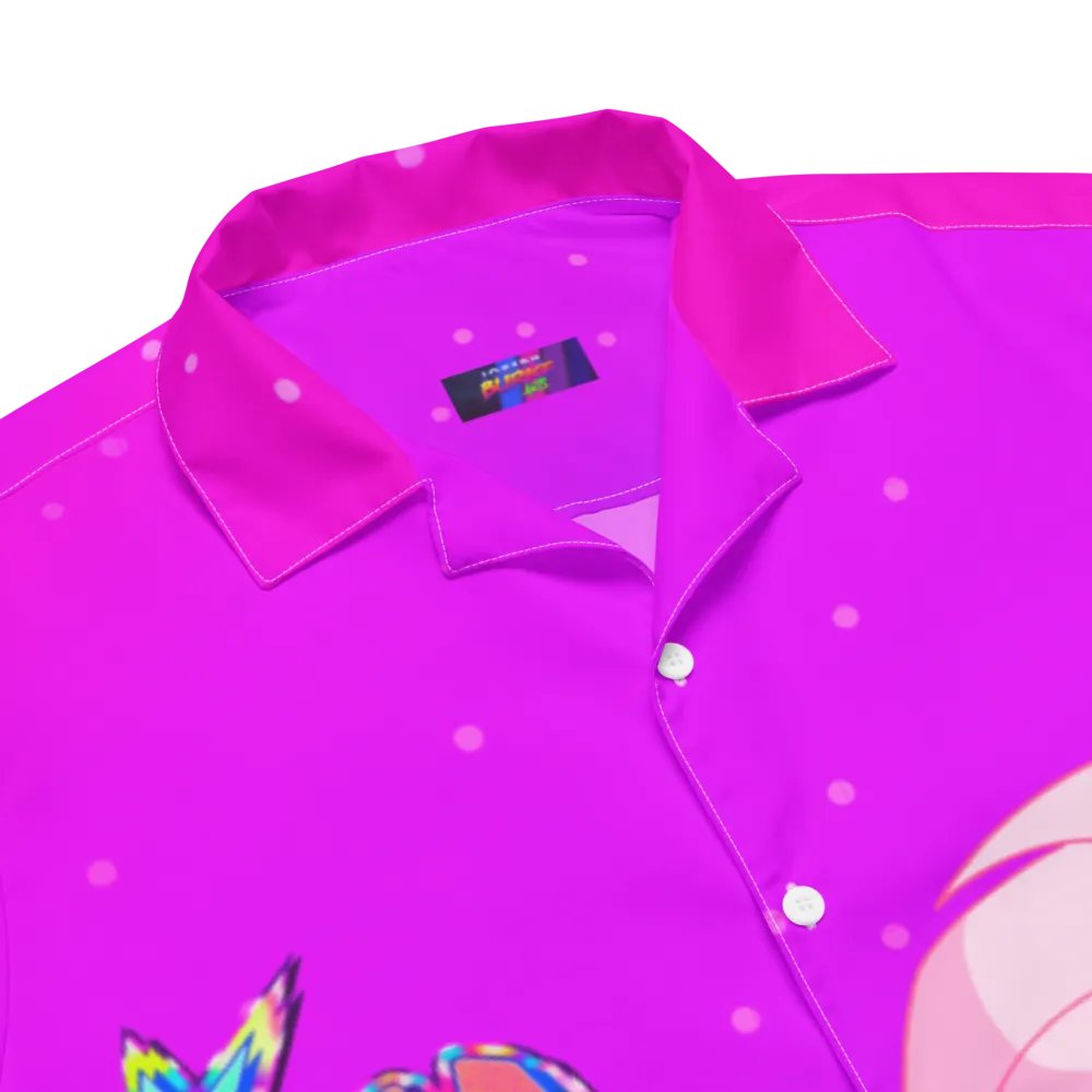 Jem Vaporwave Tribute Hawaiian Button up product image (3)