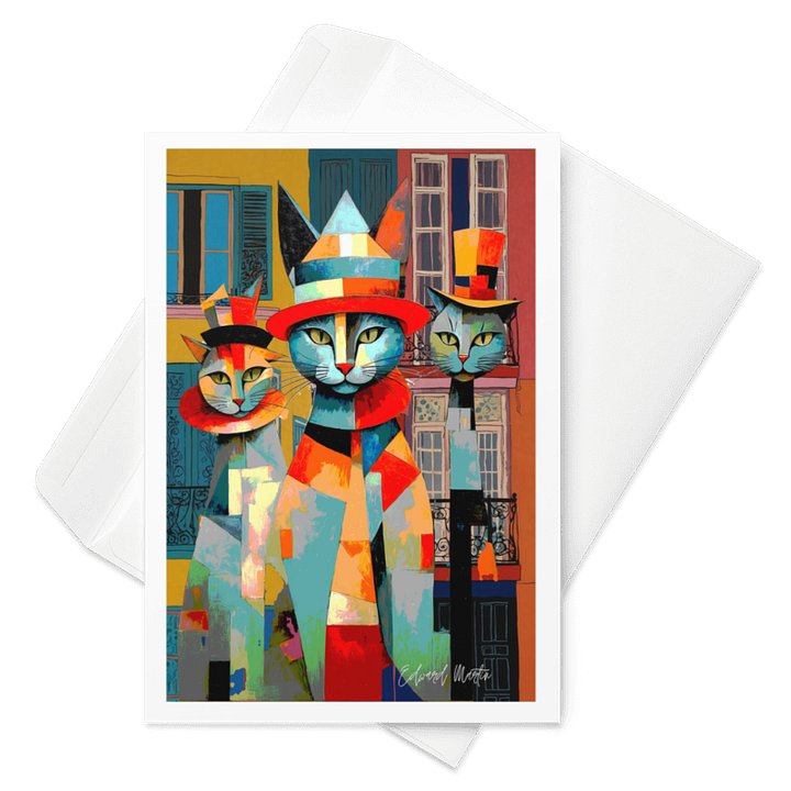 Kewl Katz by Edward Martin Card product image (1)