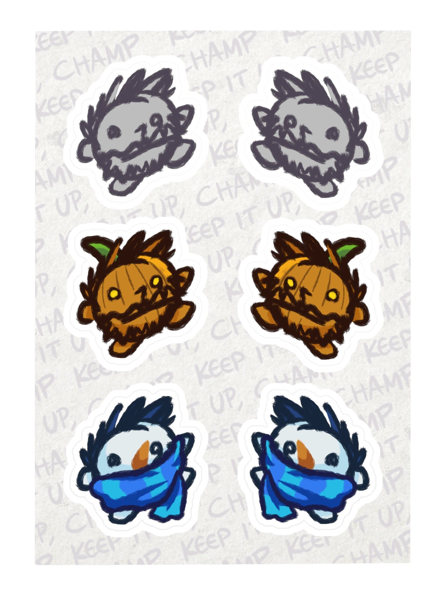 Keep It Up, Champ - Sticker Sheet product image (6)