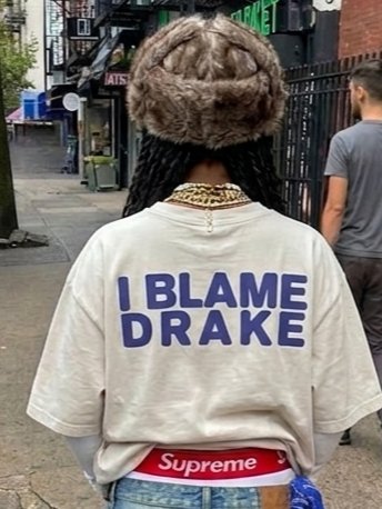 Blame Drake Oversized Tee product image (1)