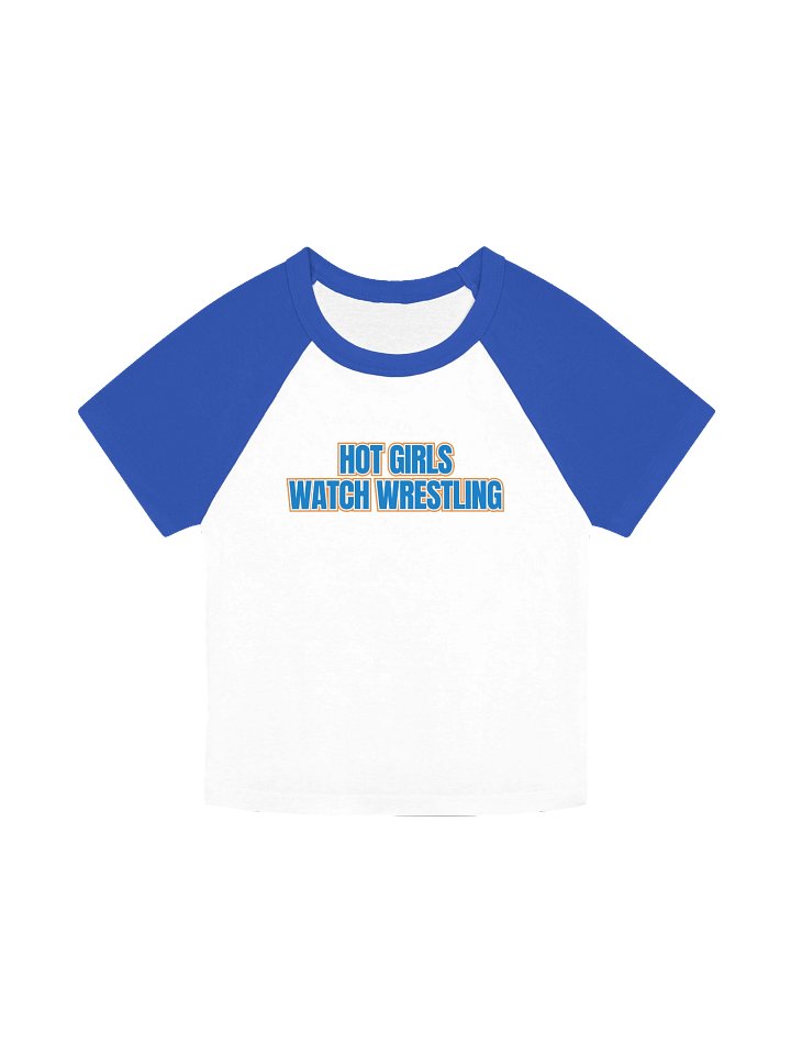 Hot Girls Watch Wrestling & NYC Hoops Baby Tee product image (1)