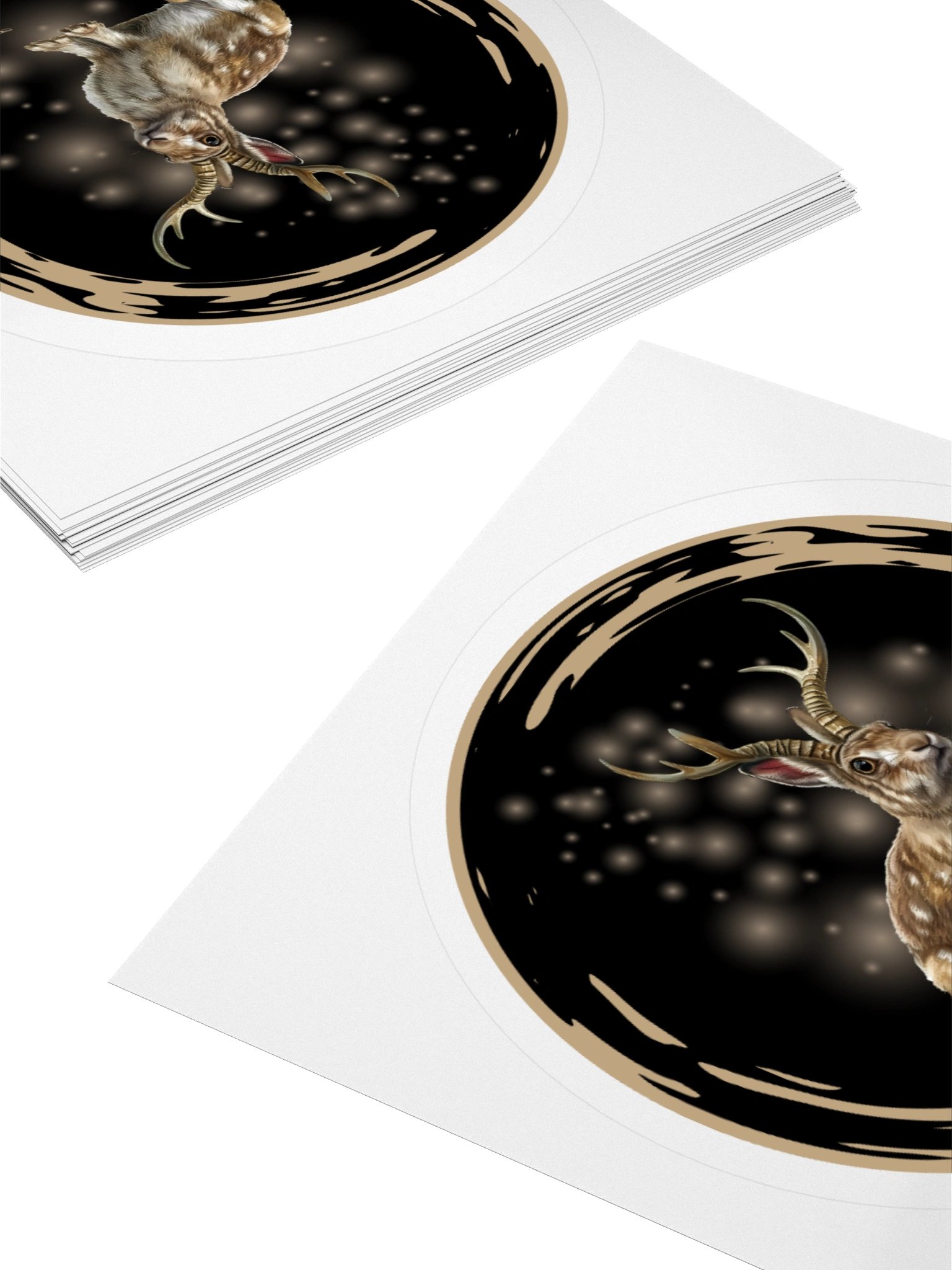 Mystical Jackalope Kiss Cut Stickers product image (4)