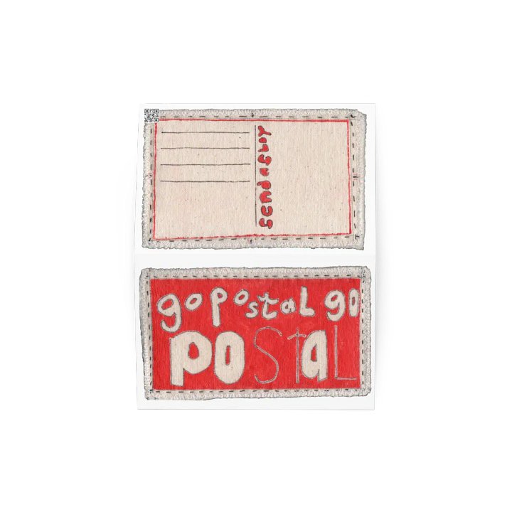 Go Postal Red 3 greeting card product image (2)