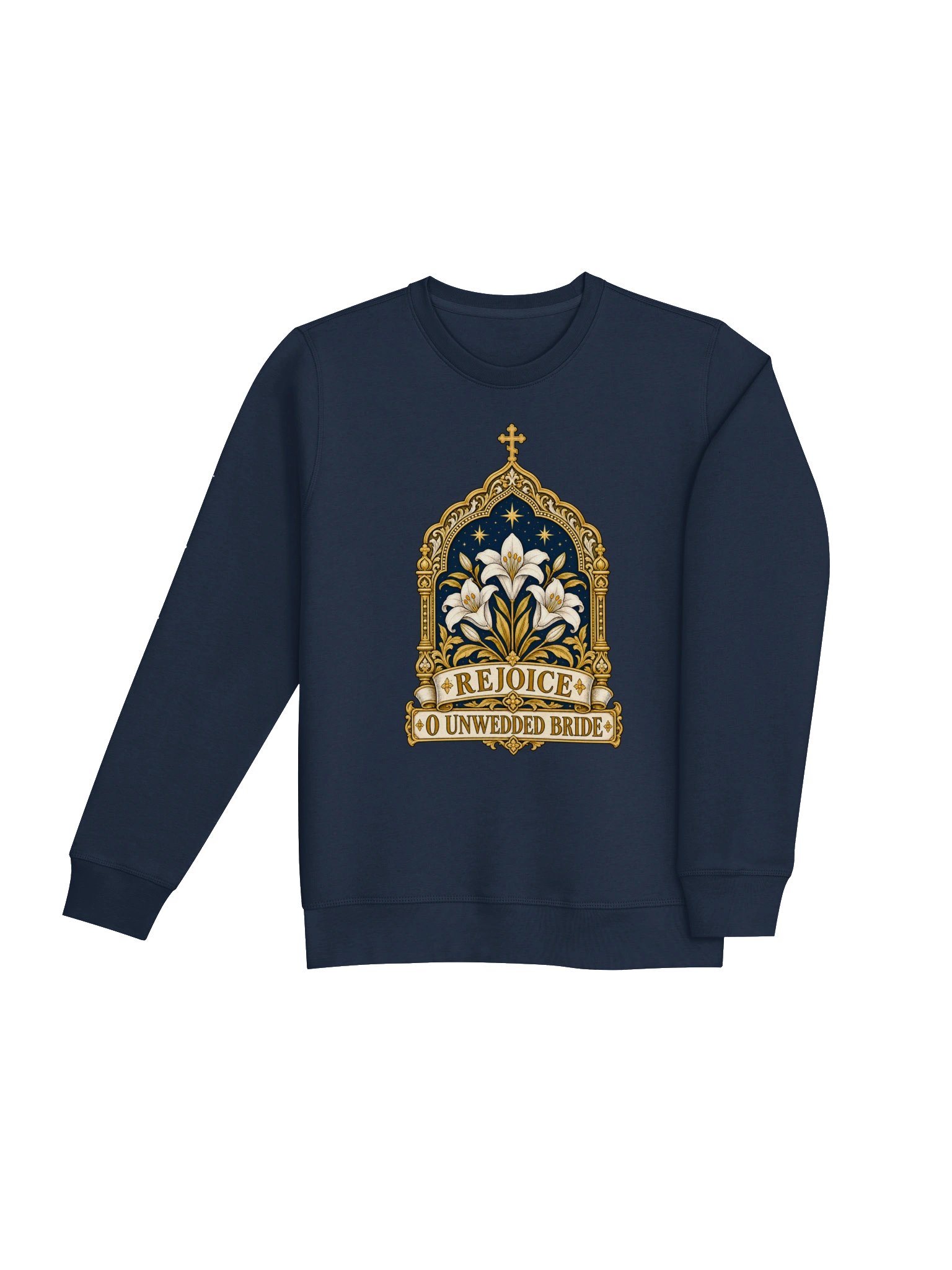 Rejoice, O Unwedded Bride — Orthodox Crewneck Sweatshirt product image (13)