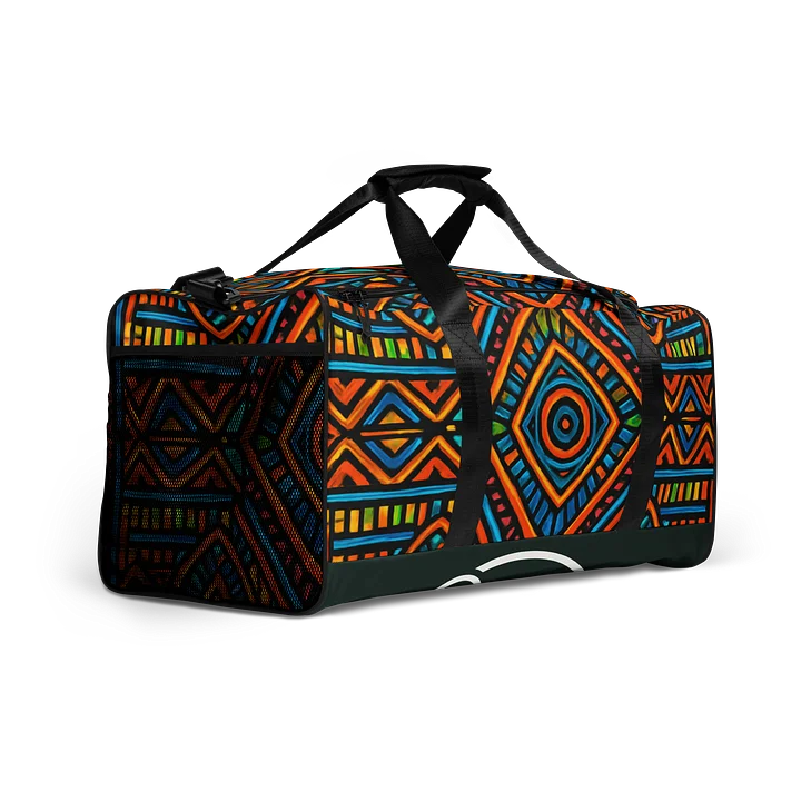 Vibrant Geometric Symphony Duffle Bag product image (2)