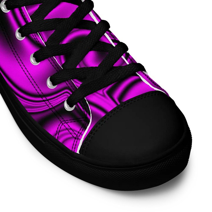 magenta swirledhigh top canvas shoes (womens) product image (2)
