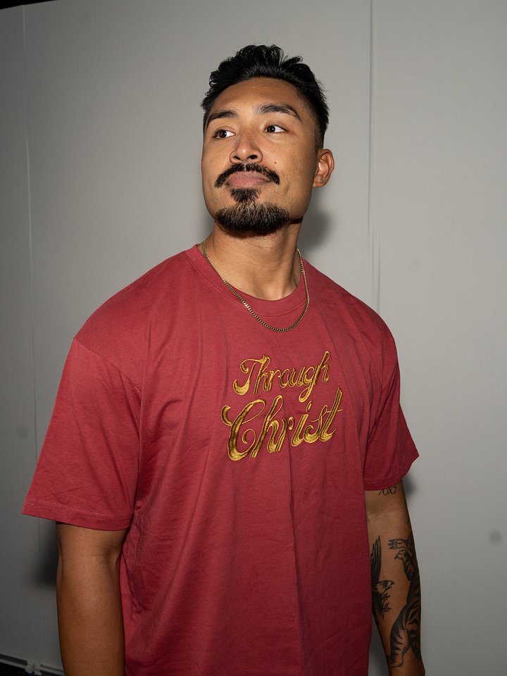 Through Christ Vintage Embroidered Logo Tee product image (1)
