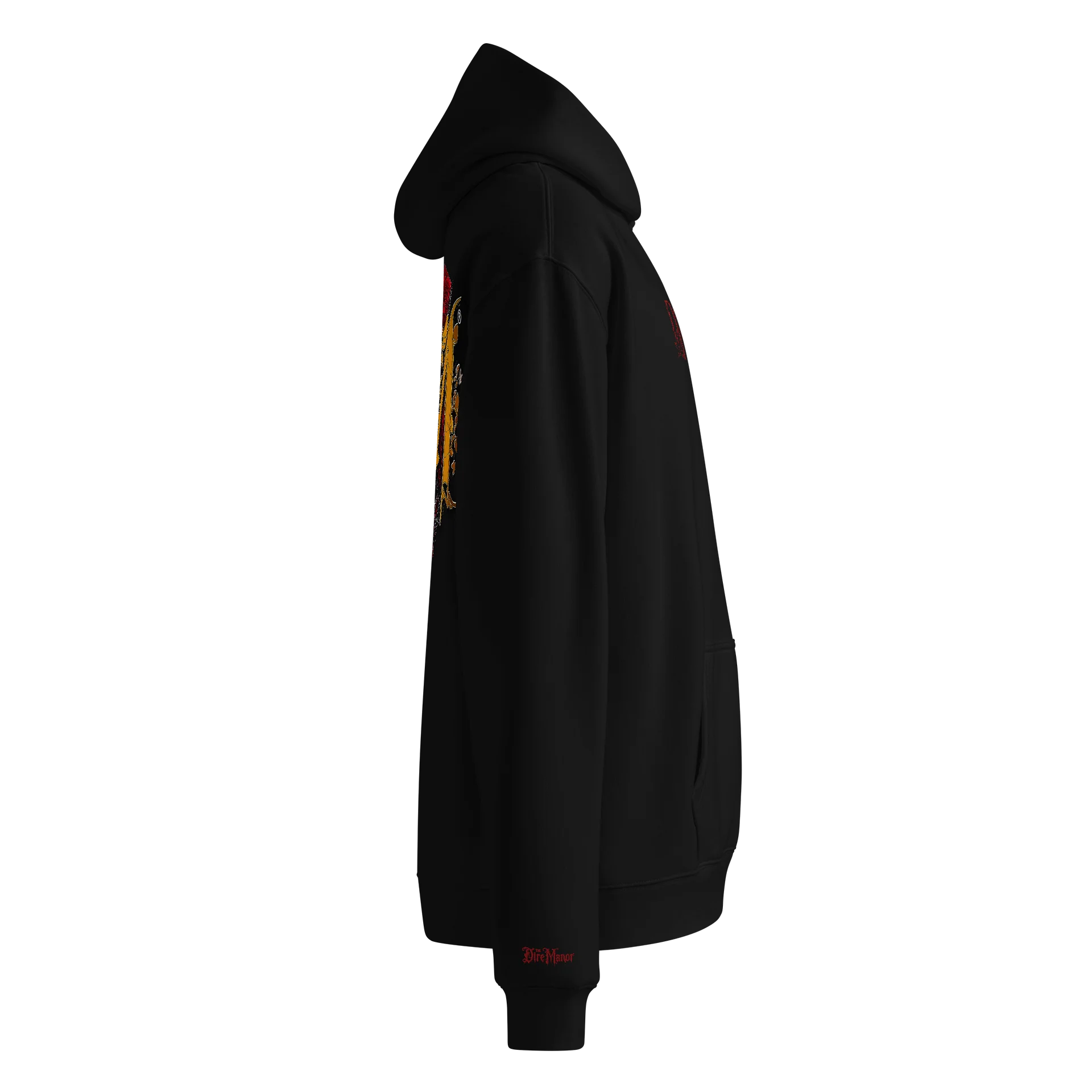 THE DIRE MANOR® — SCARLET SEAL HEAVYWEIGHT HOODIE product image (2)