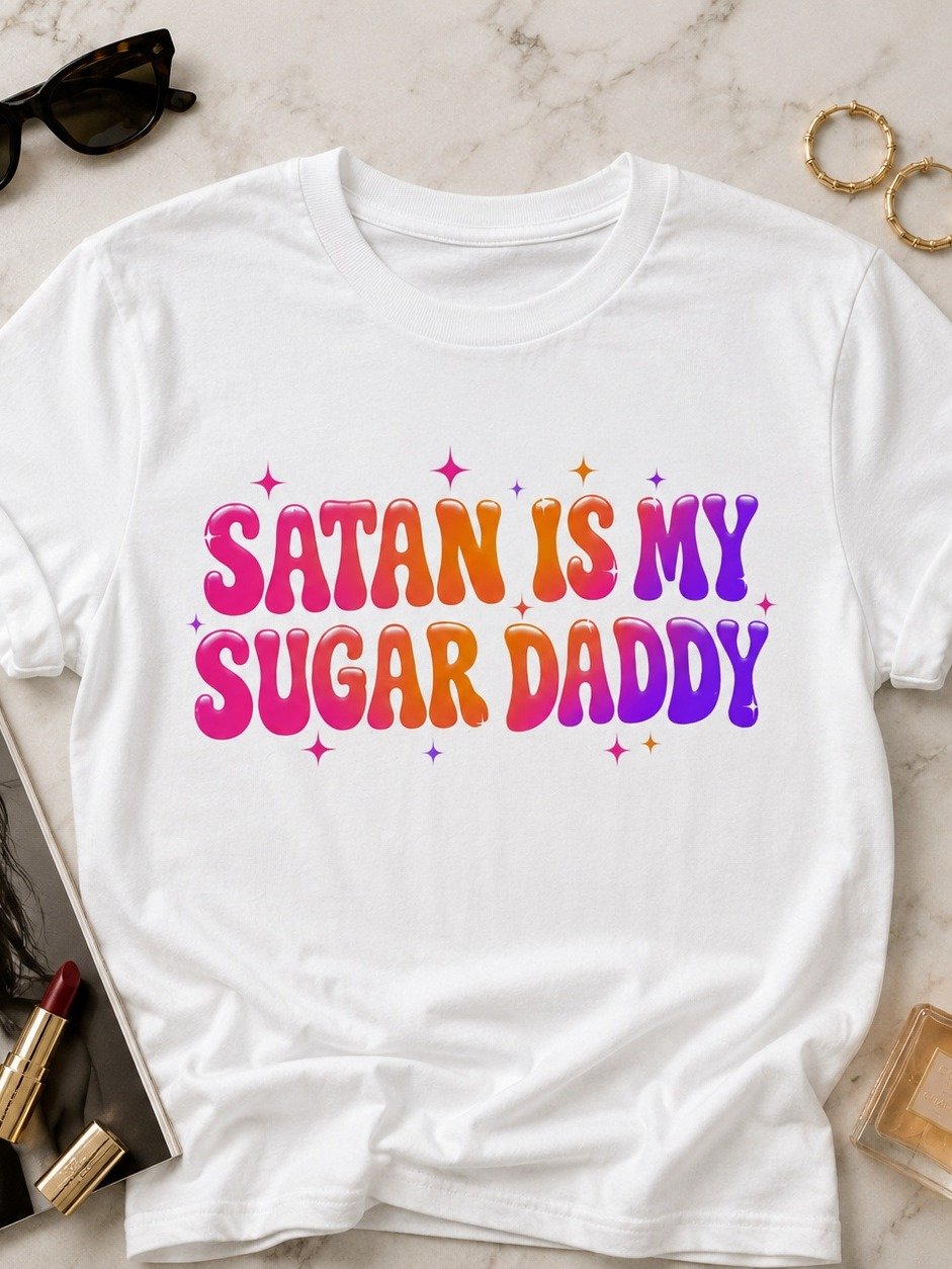 satan is my sugar daddy tee product image (7)