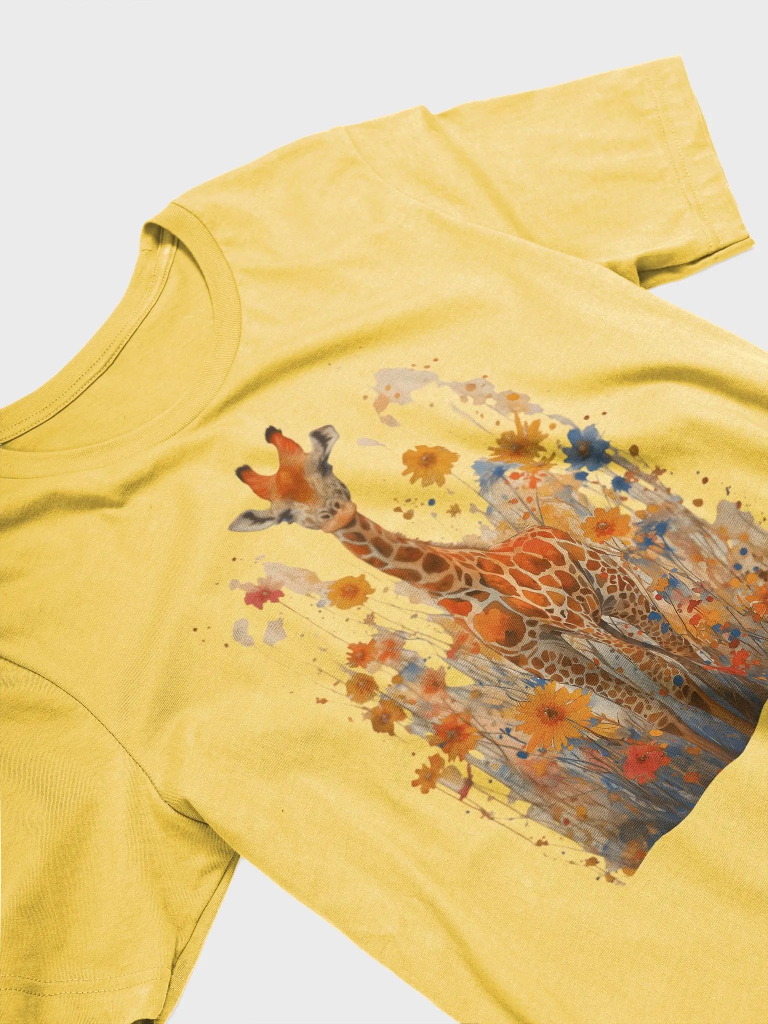 Baby Giraffe in flowers #1 product image (28)