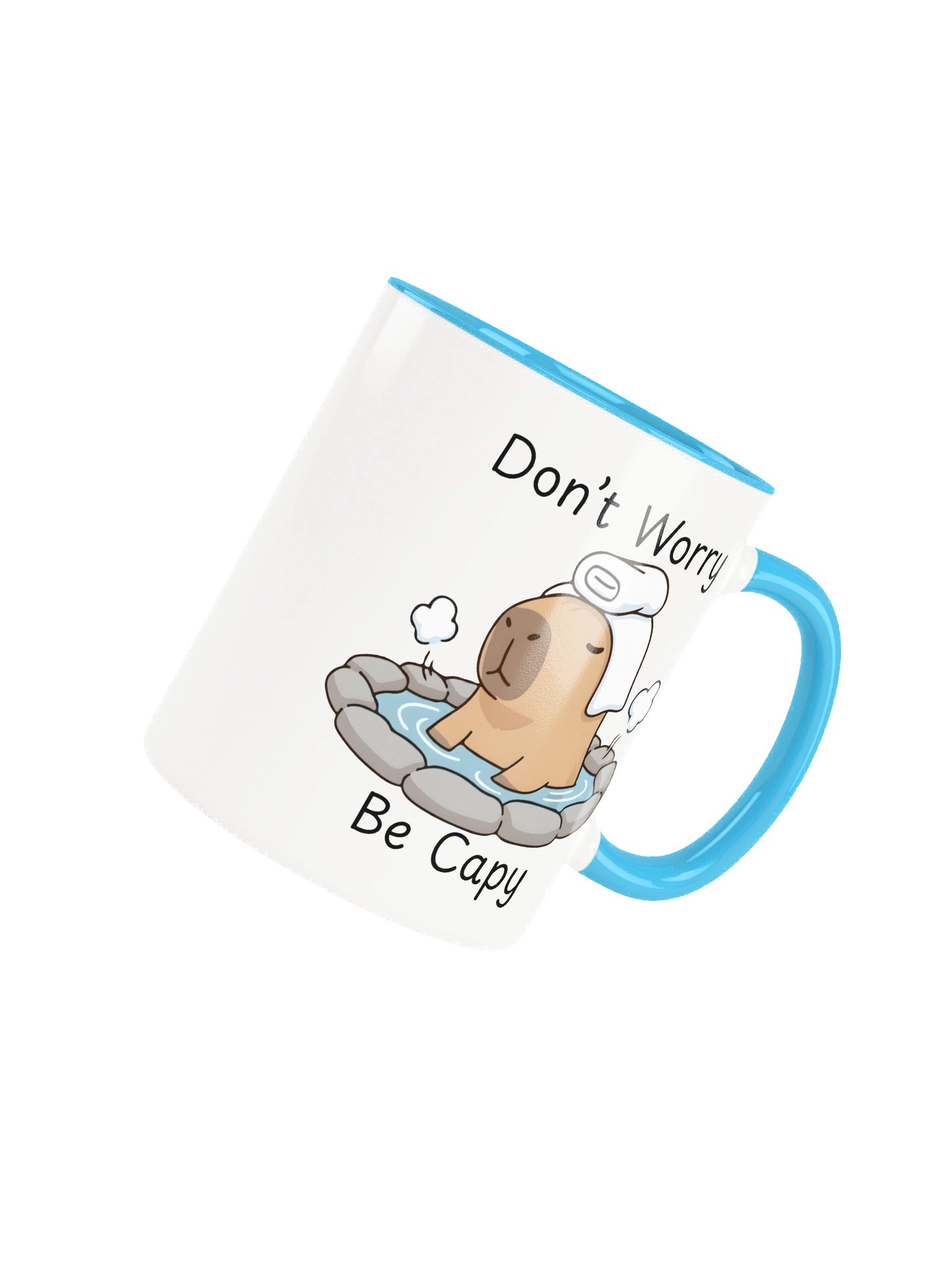 Don't Worry Be Capy Ceramic Mug product image (4)