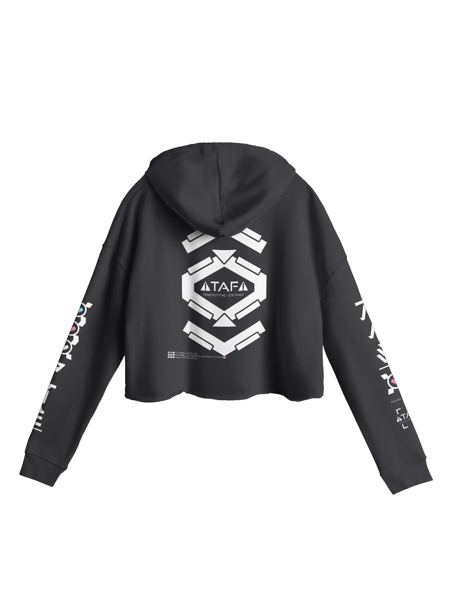 TAF PROTO-TYPE / 2.9.74.67 / CROPPED HOODIE product image (2)