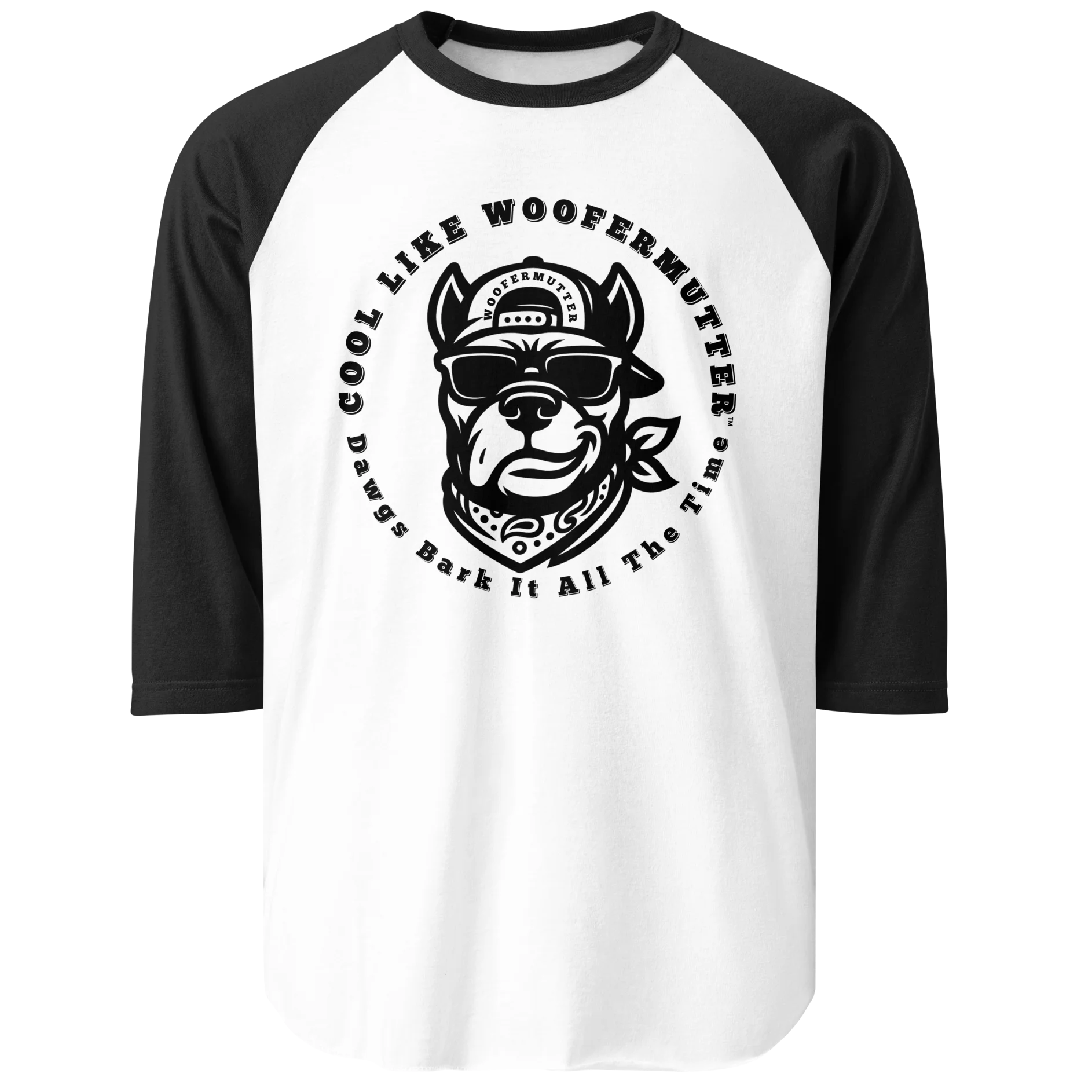 WooferMutter™ Cane Corso 3/4 Sleeve Raglan Shirt product image (1)