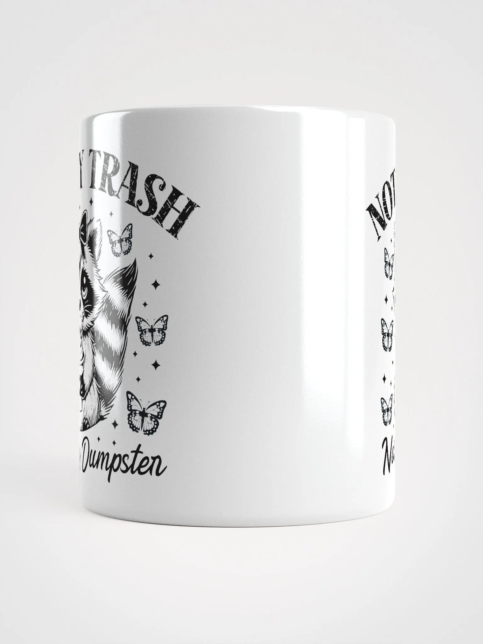 Cute Coffee Raccoon Not My Trash Mug product image (13)