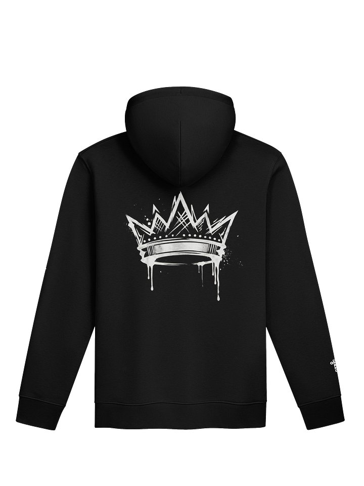 ONE KING True Crown 100% Organic Cotton Premium Street Hoodie with embroidered sleeve logo product image (1)
