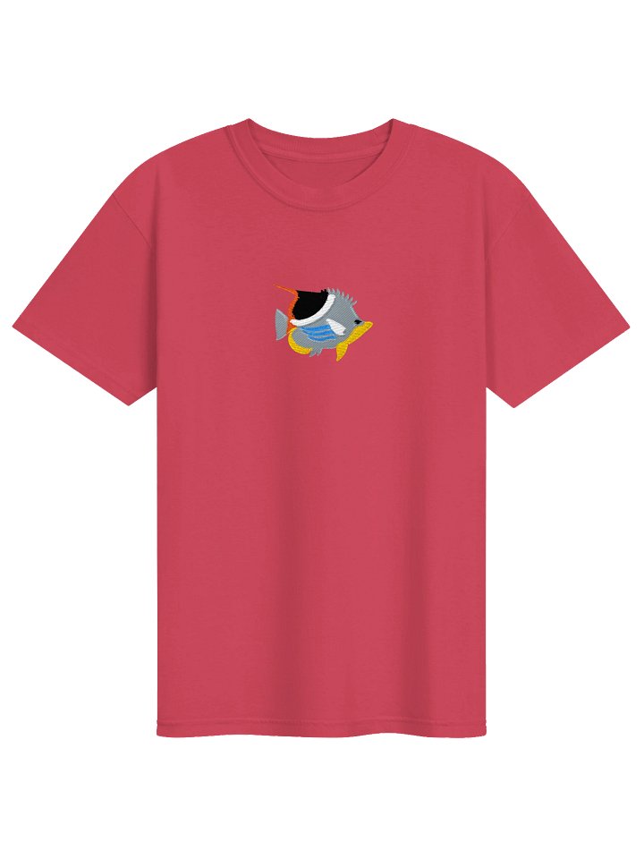 Threadfin Butterflyfish Premium T-Shirt (Embroidered) for Reef and Marine Aquarium Lovers product image (33)