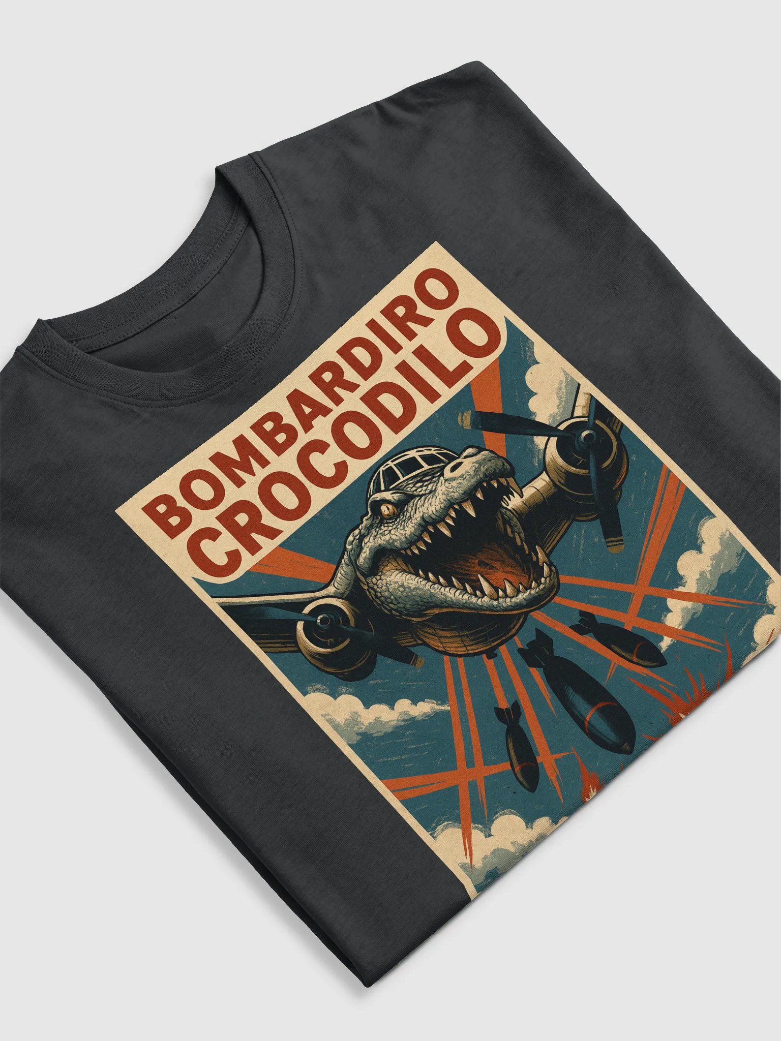 BOMBARDIRO CROCODILO POSTER SHIRT product image (5)