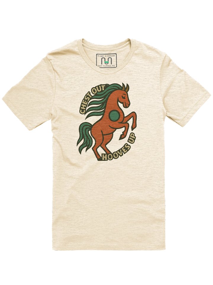Fiery Spirit Horse – Artistic Graphic Tee by M-Art and Design product image (1)