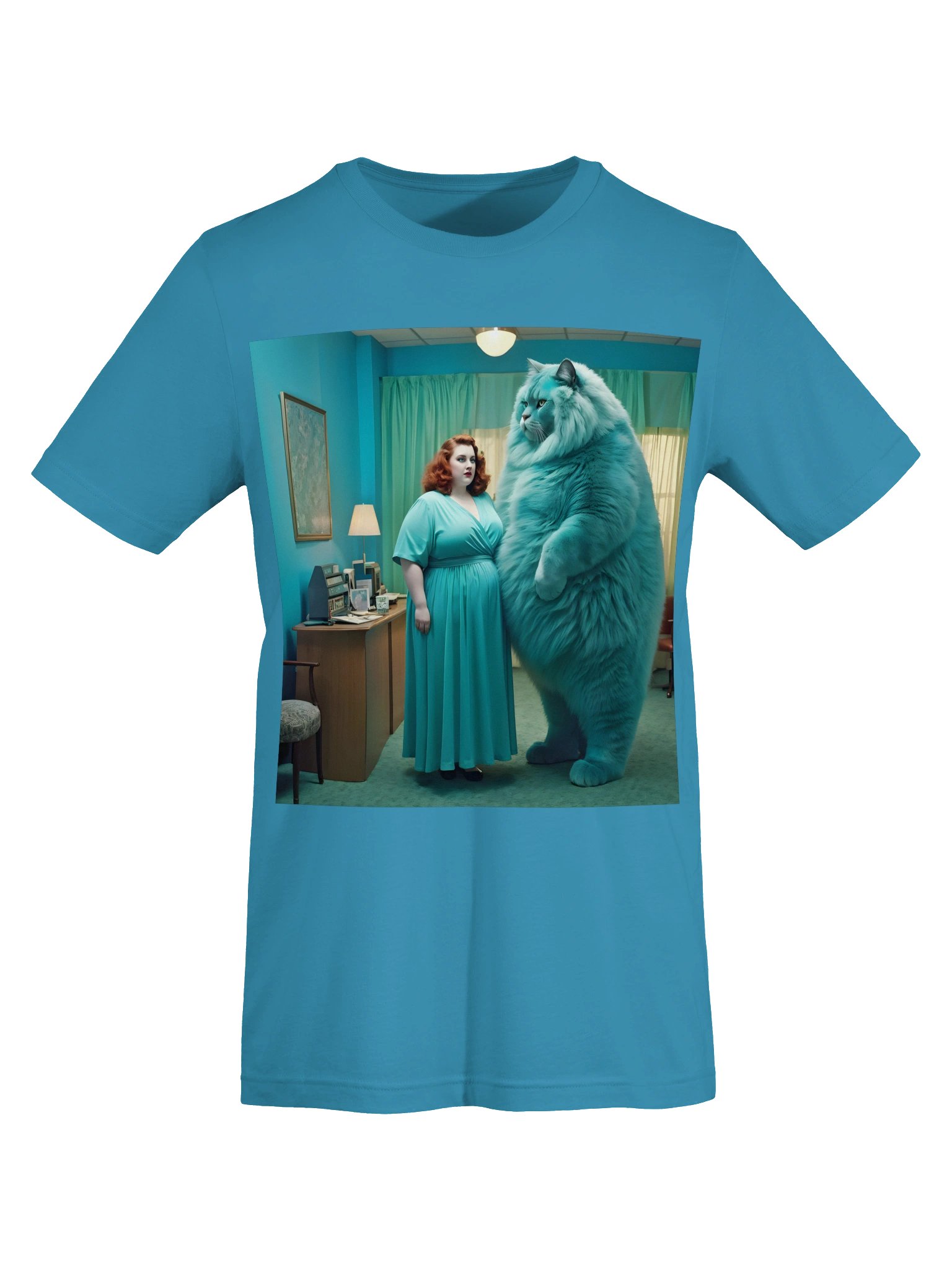Blue Puss | Bella+Canvas Unisex Supersoft T-Shirt product image (55)