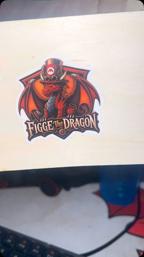 My new sticker so satisfied @stickerapp quick delivery and high quality! Love em!! #streamer #stickerapp