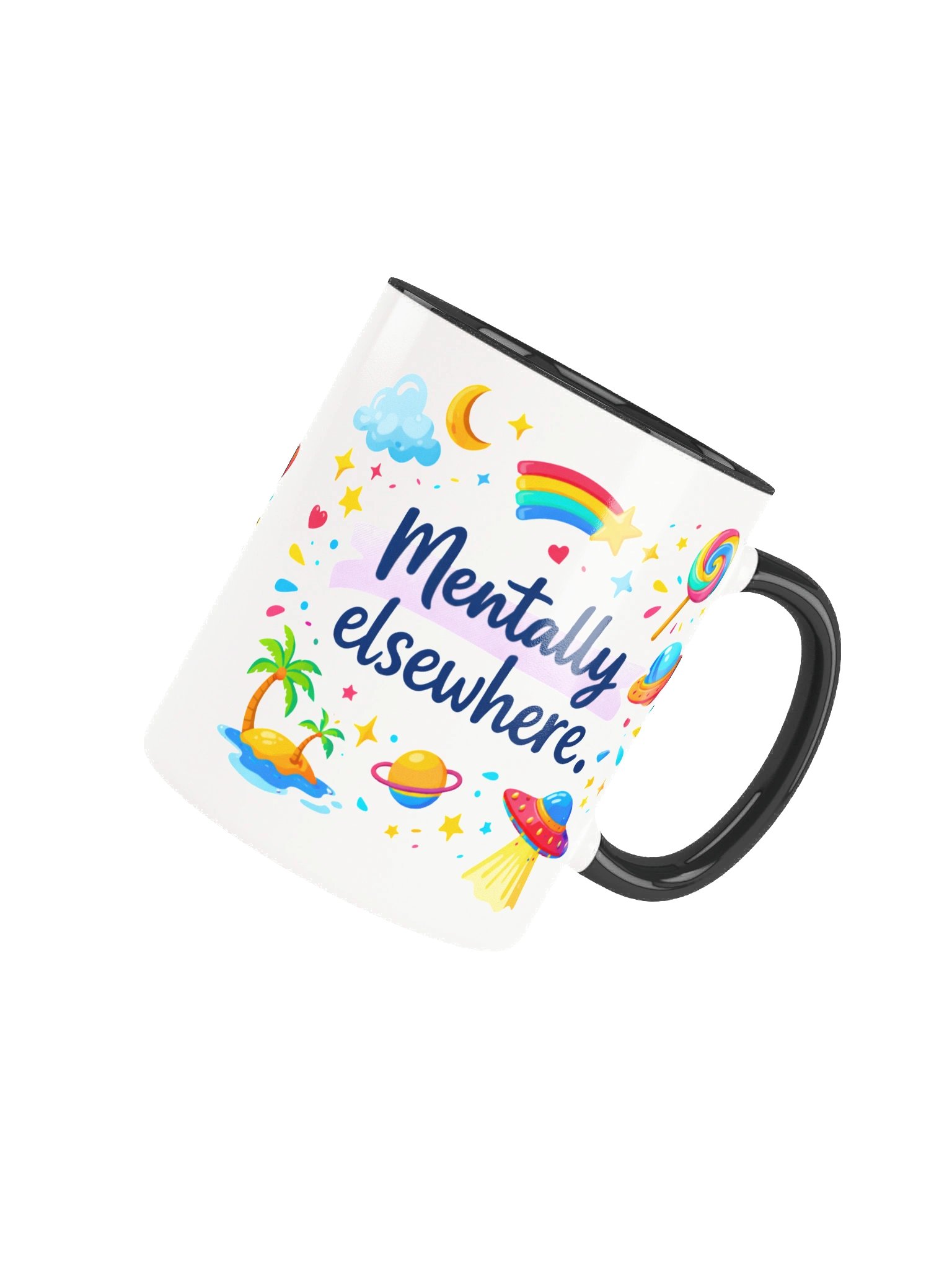 Mentally Elsewhere Ceramic Mug product image (5)