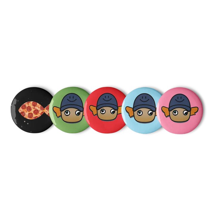 5 Pack Button Pins product image (3)