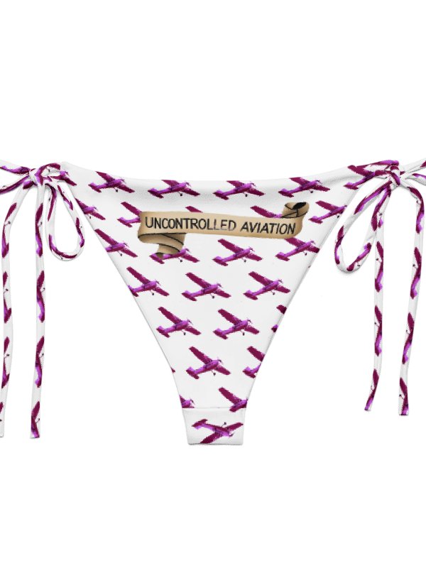 Cessna 172 Skyhawk WHITE — String Bikini BOTTOM product image (3)