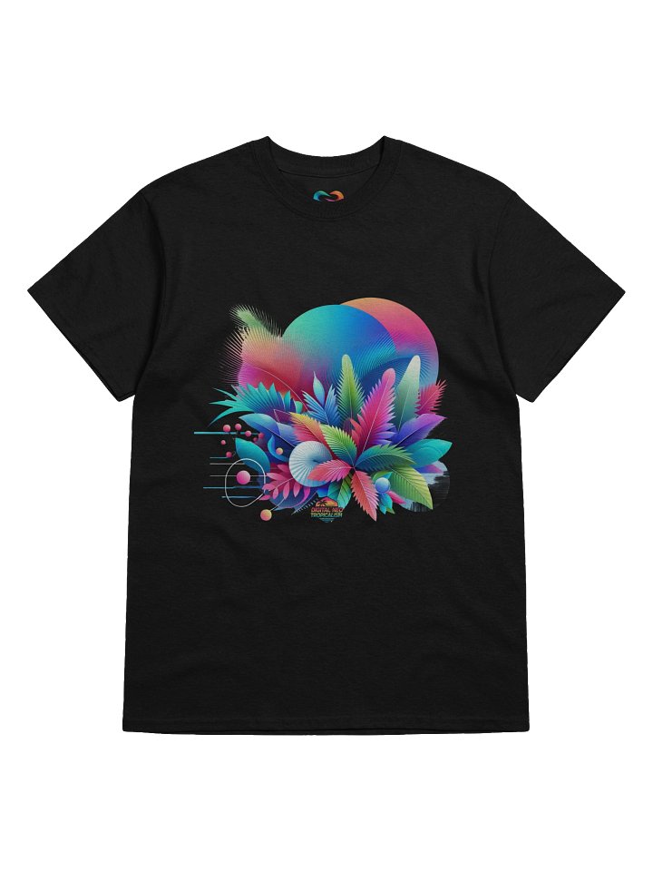 CNX Core Chest Unisex Tee — Digital Neo Tropicalism 008 product image (1)