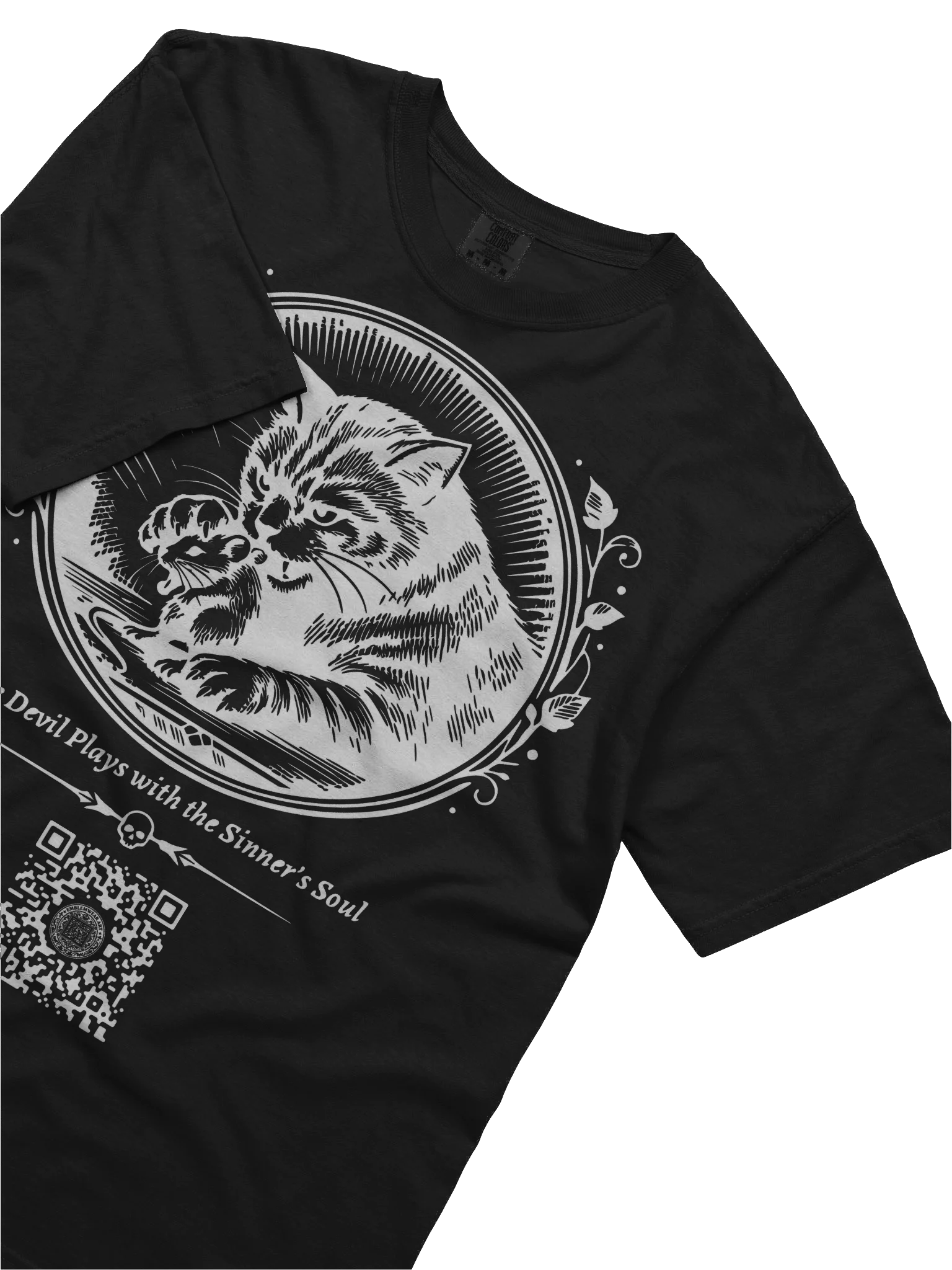 Cat and Mouse (White on Black/Color) product image (5)