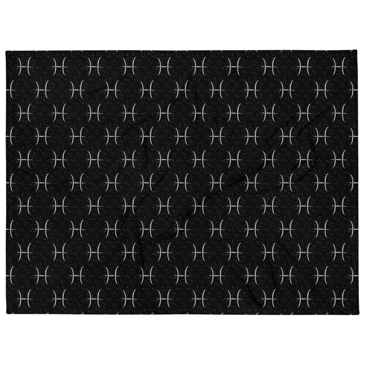Pisces, Guided by the Stars Glyph Only, Blanket product image (1)