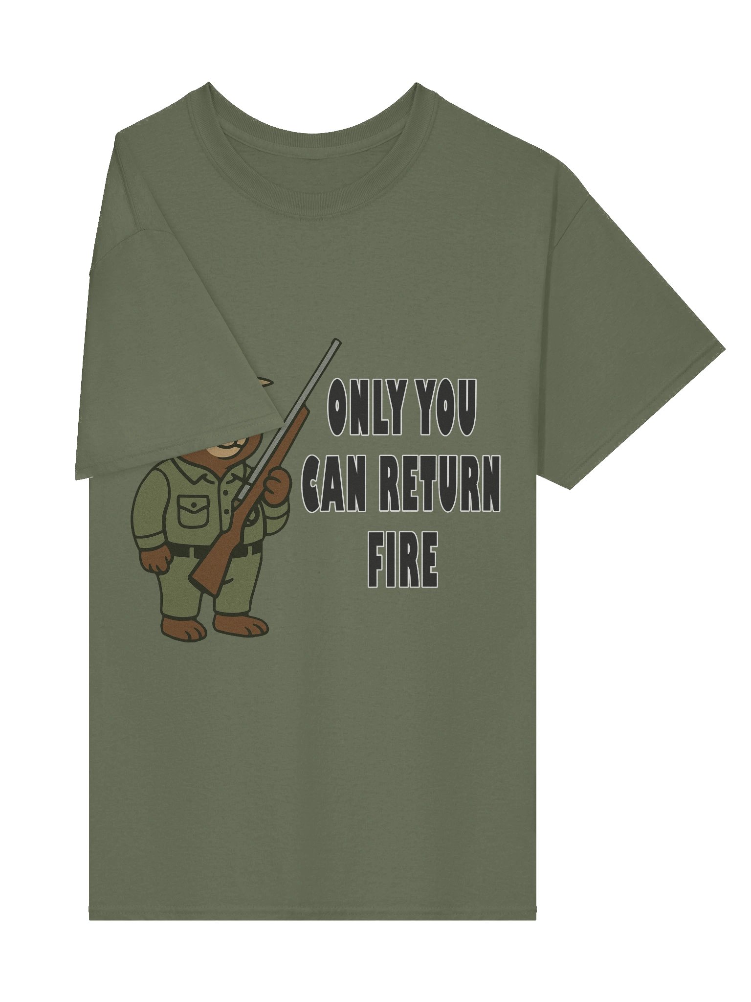 Only You Can Return Fire Tee product image (12)