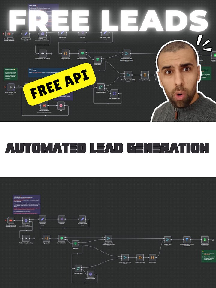 Automated n8n Unlimited Leads System product image (1)